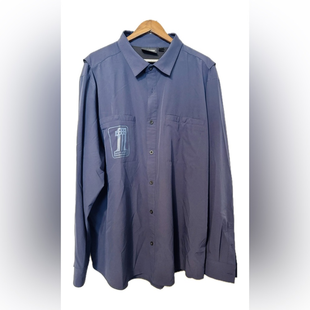 Harley Davidson Long Sleeve Button Down 3XL 29WX34L